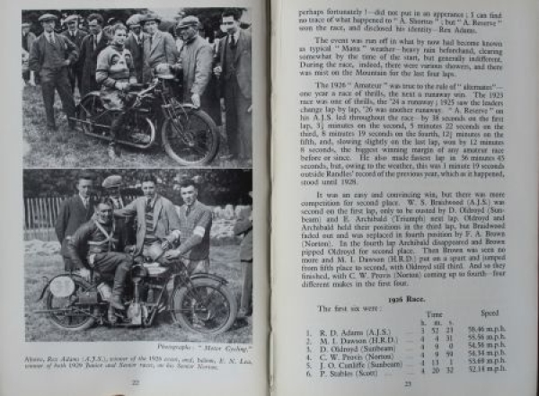 Davison "The Story of the Manx" Motorracing-History 1948 (6028)